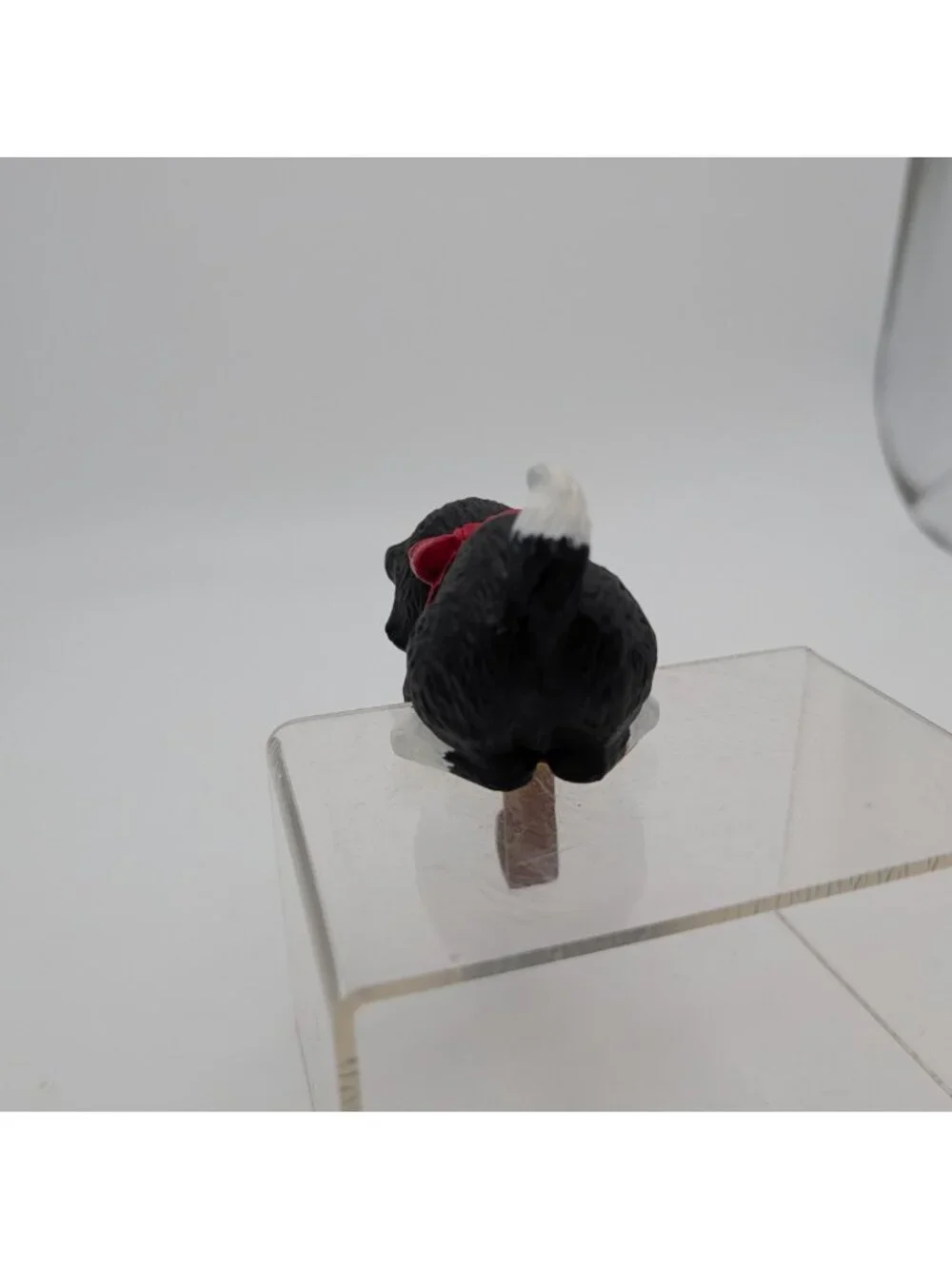 Hallmark Ornament 1988 Kitty Cat Stocking Hanger VINTAGE Black Cat Christmas